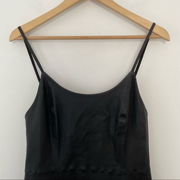 Alice + Olivia Nelle Fitted Leather Mini Dress - Picture 6 of 12